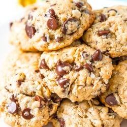 Lactation Cookies are an easy dessert recipe that helps increase milk production with added ingredients like coconut milk, Brewer’s yeast, and oatmeal!
