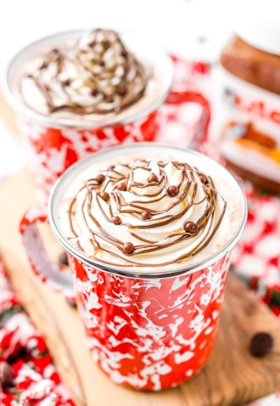 Nutella Hot Chocolate is a rich and creamy hot drink that takes your favorite chocolate hazelnut spread to a whole new level!
