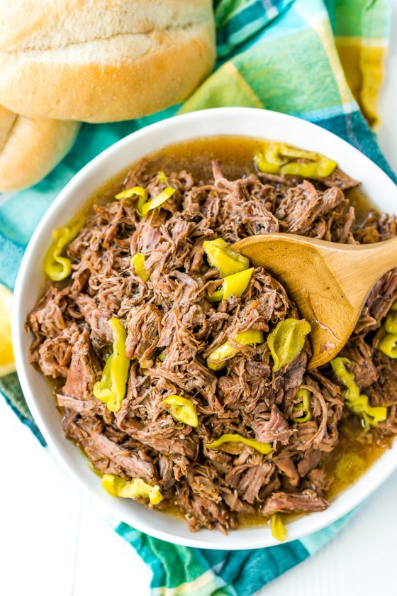 Crock Pot Italian Beef Recipe Sugar and Soul