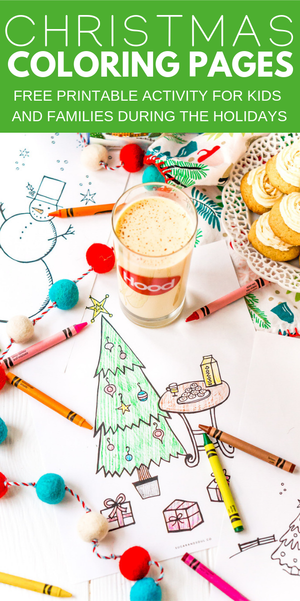 These Free Christmas Coloring Pages are an easy way to add entertainment to your child's holiday season.