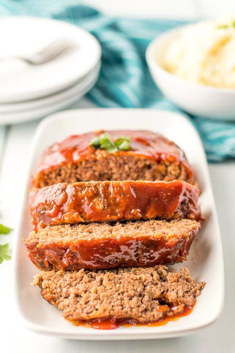 Meatloaf is a tried and true favorite, and you’ll love having this easy recipe on hand. The sauce is made with ketchup, mustard, and brown sugar for sweet and savory flavors that are totally irresistible!