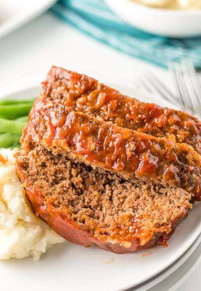 Meatloaf is a tried and true favorite, and you’ll love having this easy recipe on hand. The sauce is made with ketchup, mustard, and brown sugar for sweet and savory flavors that are totally irresistible!