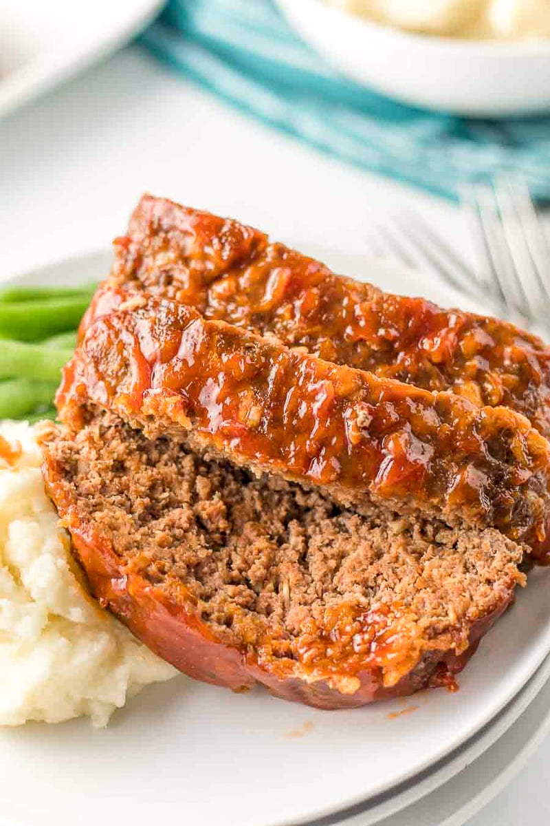 Meatloaf is a tried and true favorite, and you’ll love having this easy recipe on hand. The sauce is made with ketchup, mustard, and brown sugar for sweet and savory flavors that are totally irresistible!