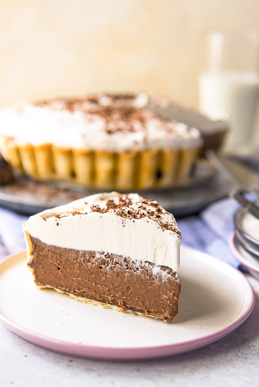 Chocolate Cream Pie Recipe | By Sugar and Soul Co