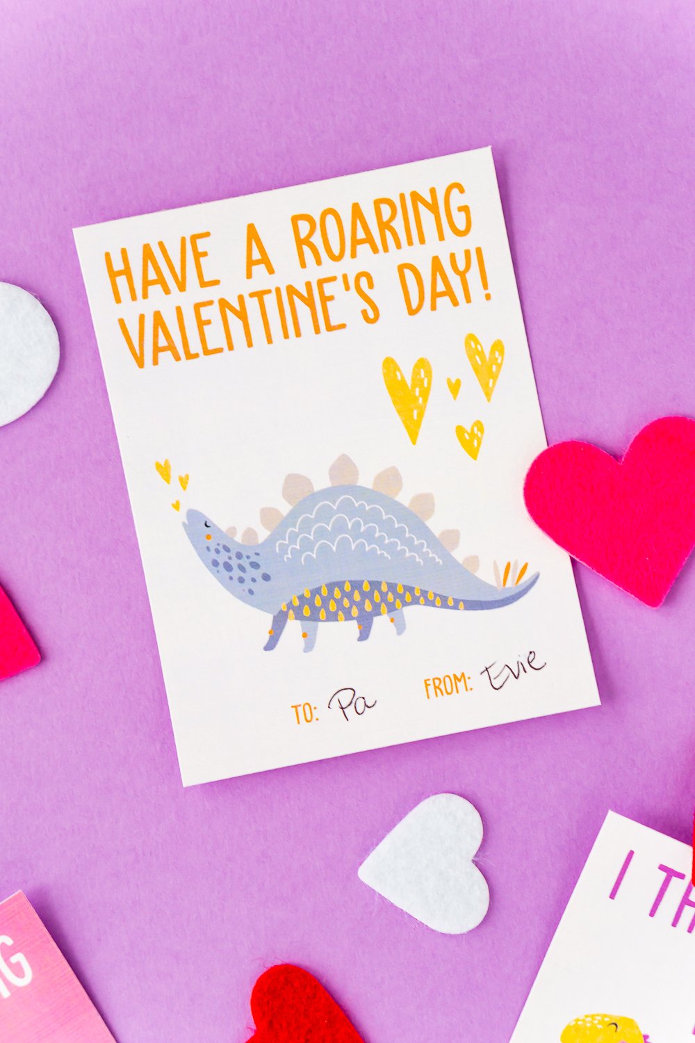 Make Valentine's Day a breeze with these Printable Dinosaur Valentine Cards with cute sayings your kids will love giving.