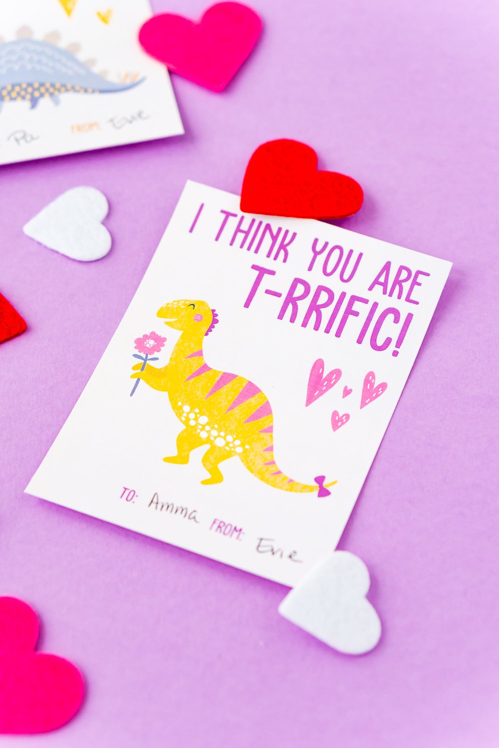 Make Valentine's Day a breeze with these Printable Dinosaur Valentine Cards with cute sayings your kids will love giving.