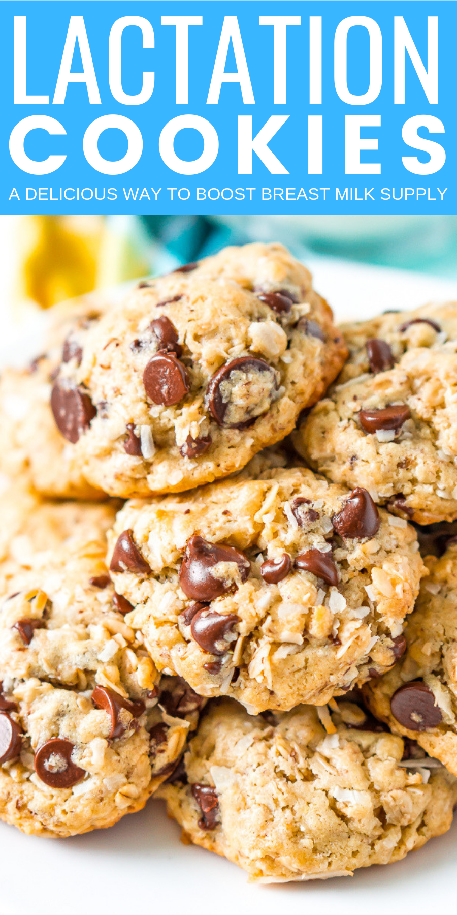 Lactation Cookies are an easy dessert recipe that helps increase milk production with added ingredients like coconut milk, flax meal, Brewer’s yeast, and oatmeal! via @sugarandsoulco