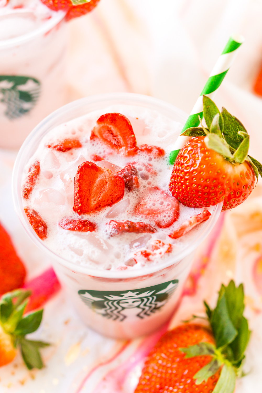 Hoe maak je thuis een Starbucks Pink Drink