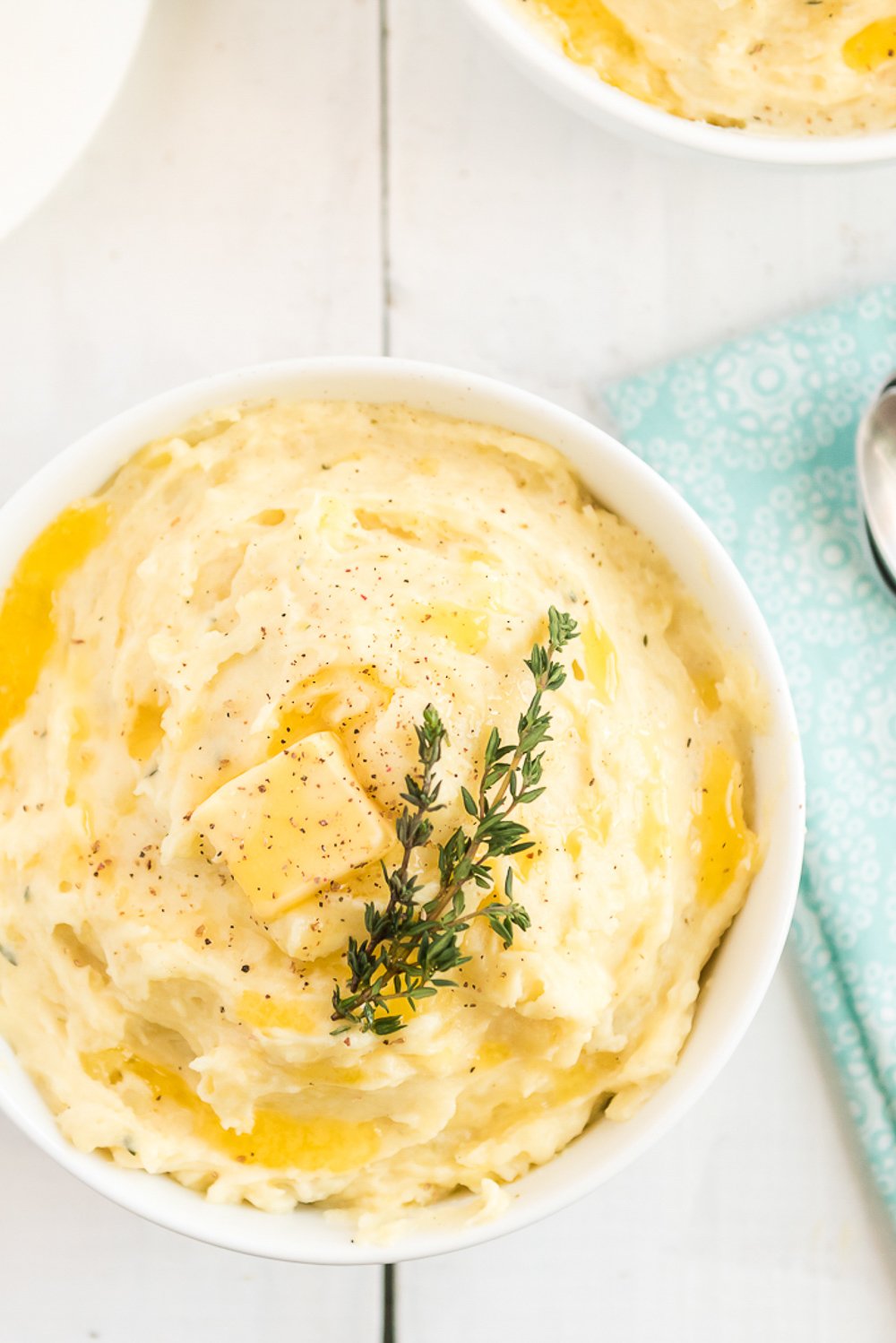 Best Mashed Potatoes Recipe with Garlic and Thyme Sugar