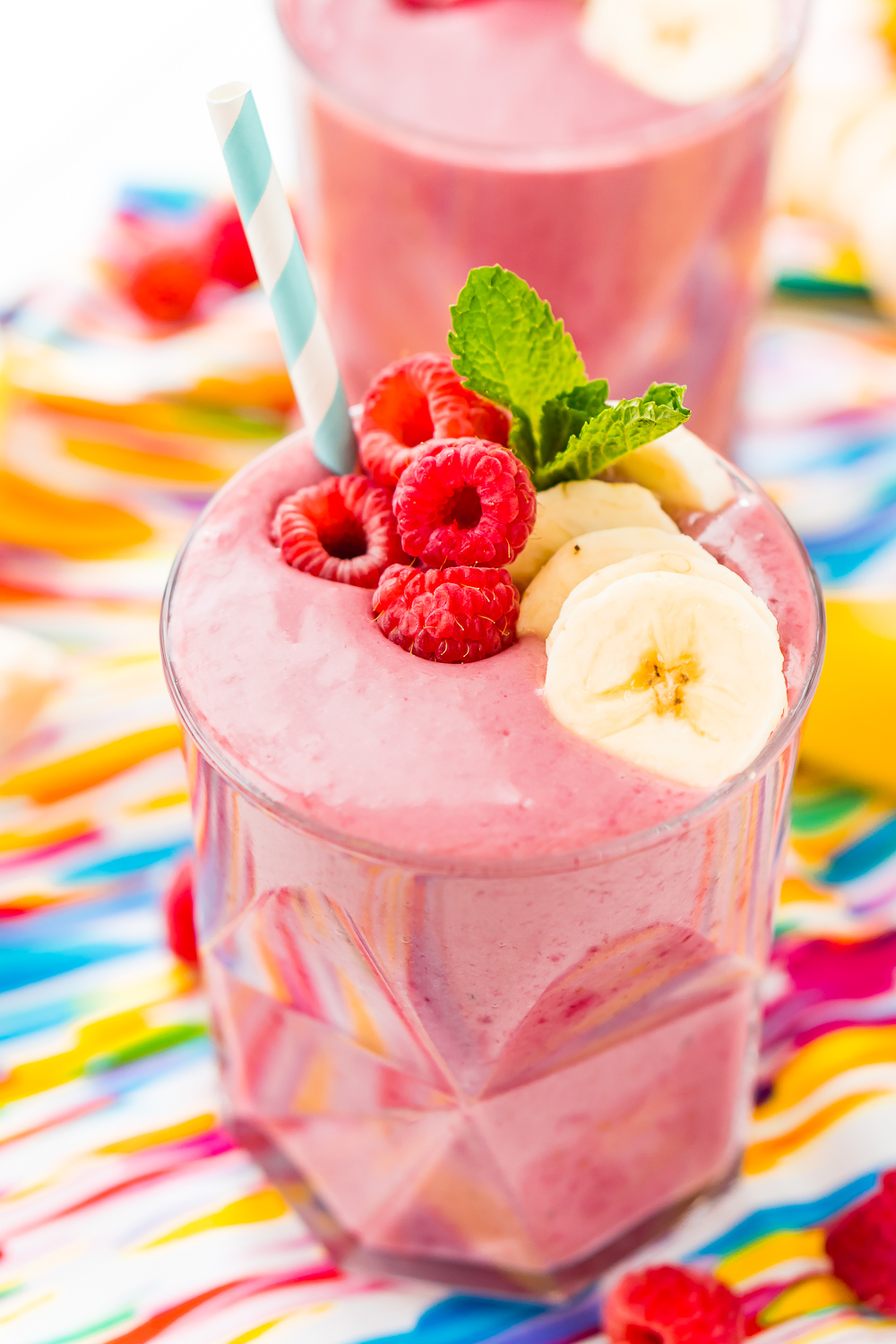 Raspberry Banana Smoothie Recipe | Sugar and Soul