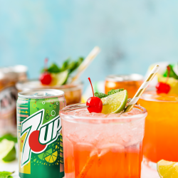 This 4-Ingredient Mocktail recipe can be made three different ways by using your favorite sodas for a bubbly and fun drink for summer entertaining.