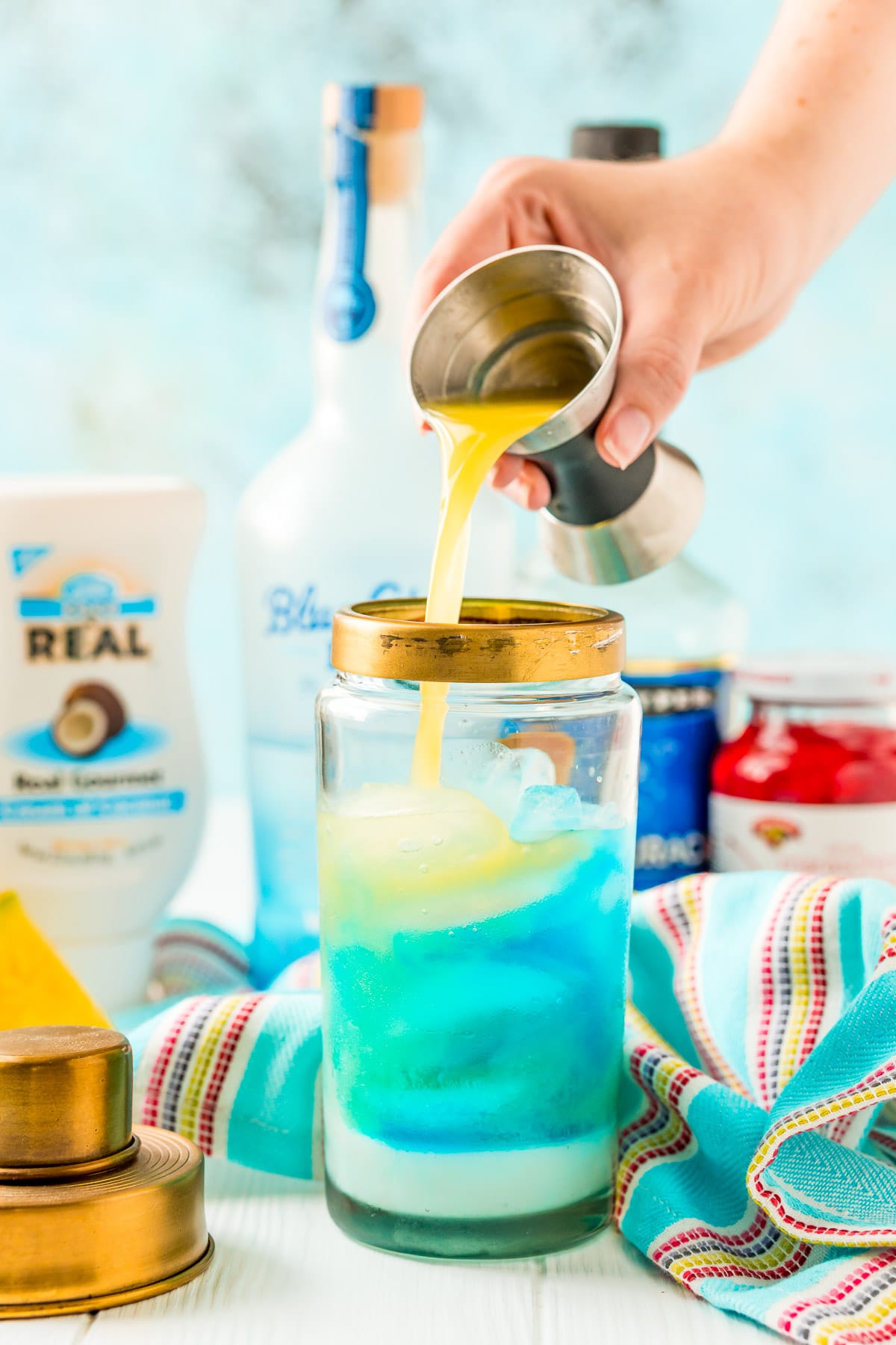 blue hawaiian cocktail