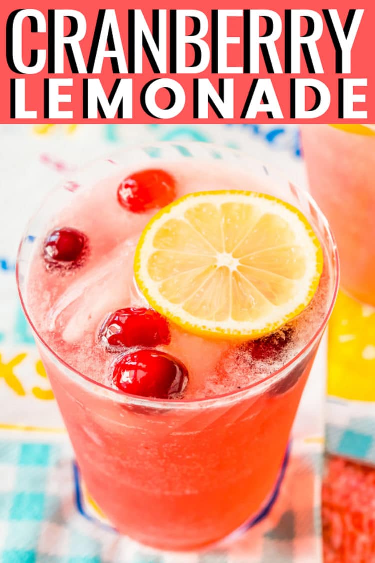 easy cranberrry lemonade recipe 1