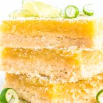 Three Lime bars stacked on top of each other.