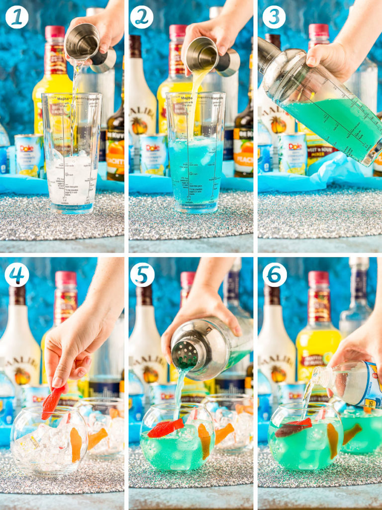 Fish Bowl Drink Party Recipe Sugar and Soul Co.