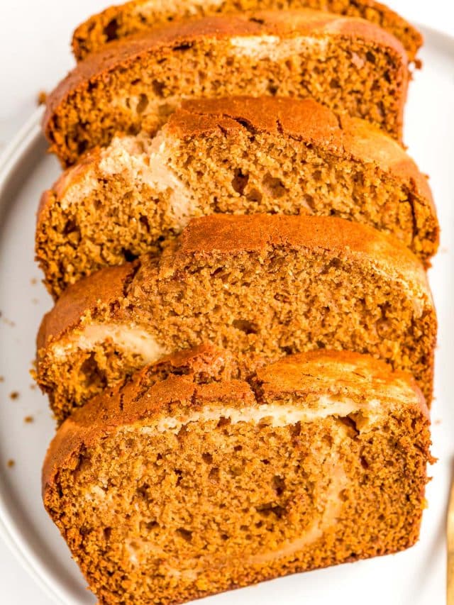 Pumpkin Cream Cheese Bread Story Sugar and Soul