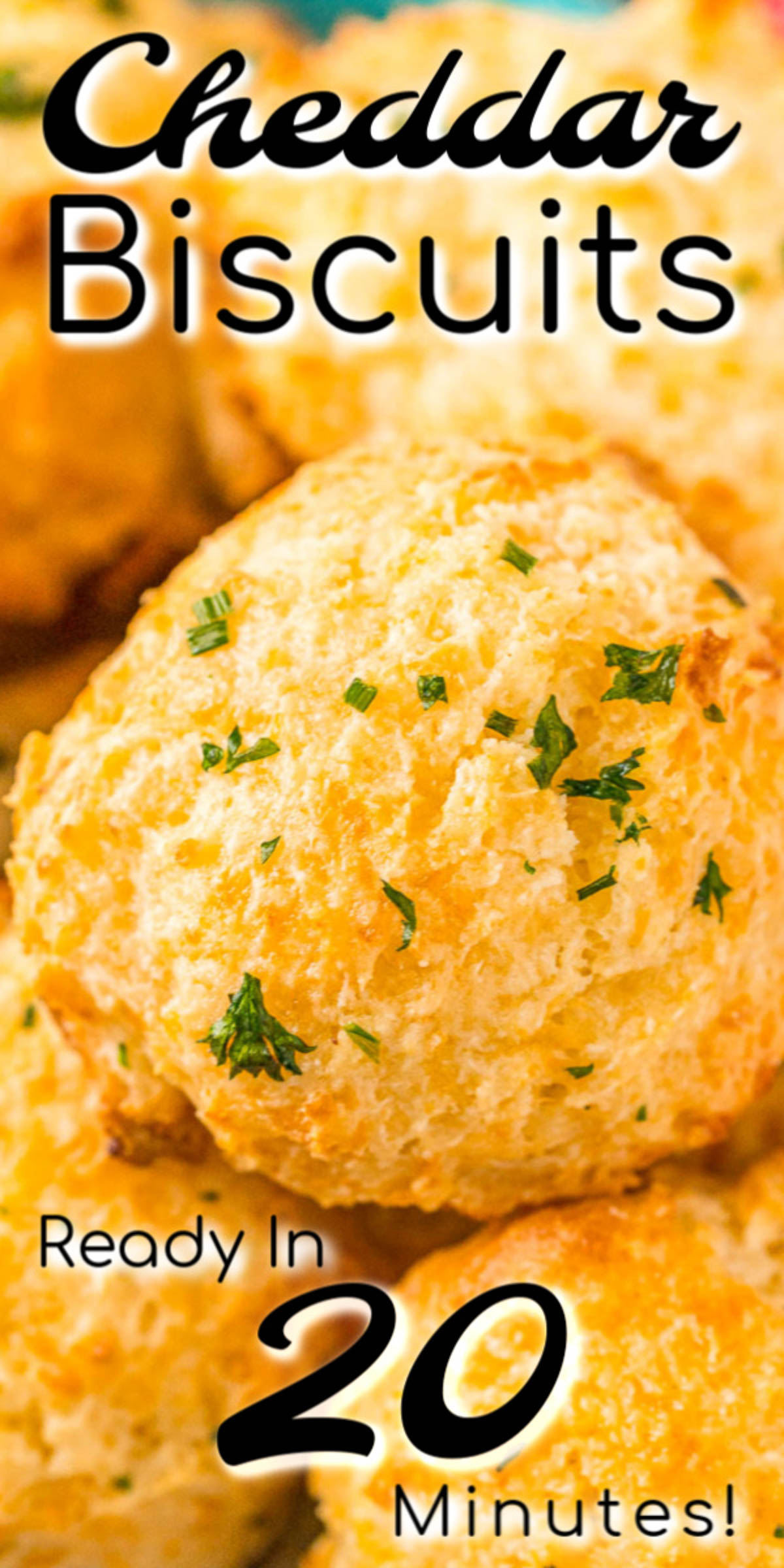 These Cheddar Drop Biscuits are loaded with Cheddar and Colby Jack Cheese and garlic flavor. They're a savory, buttery, and cheesy biscuit recipe everyone will love! via @sugarandsoulco