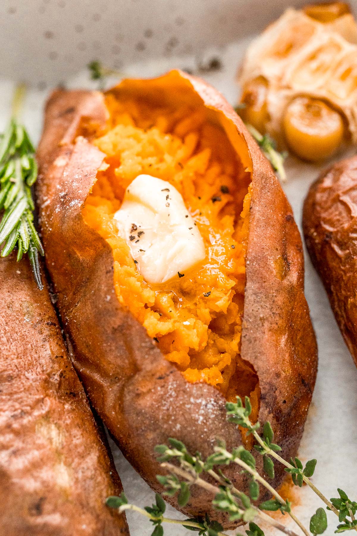 Salt Baked Sweet Potatoes Recipe | Sugar and Soul