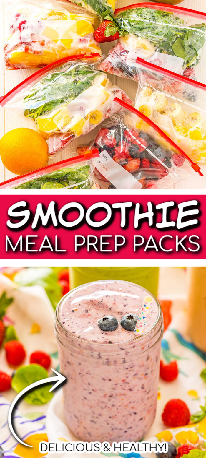 DIY Freezer Smoothie Prep Packs, Freezer Smoothie Packs