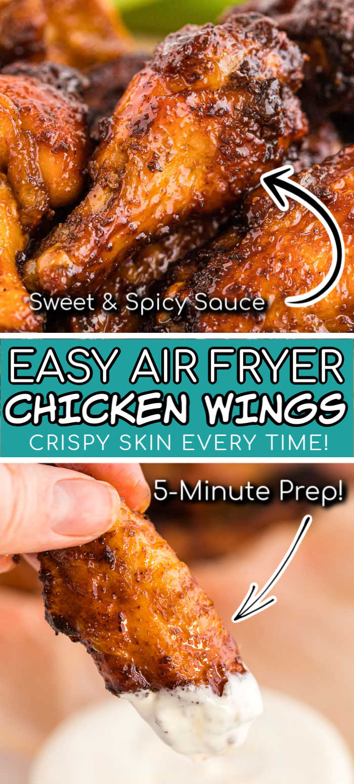 Want perfectly crispy Chicken Wings with your air fryer? You’ve got to make this recipe! These lip-smacking honey sriracha chicken wings and drumettes are so full of flavor you will go back for more! Made with honey, molasses and Sriracha sauce and a killer rub! via @sugarandsoulco