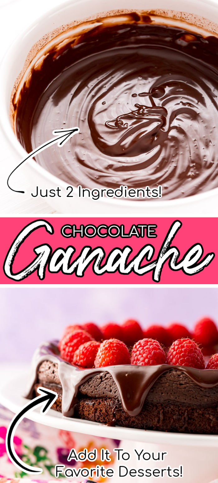 Looking for the perfect chocolate filling, topping, and more for your favorite desserts? This Chocolate Ganache is just the thing! Learn how to make this easy ganache recipe with just 2 ingredients – heavy cream and bittersweet dark chocolate – and 10 minutes with this step by step guide! via @sugarandsoulco