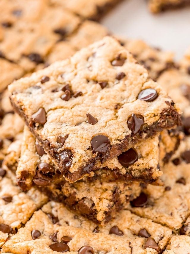 Chocolate Chip Pan Cookies Story