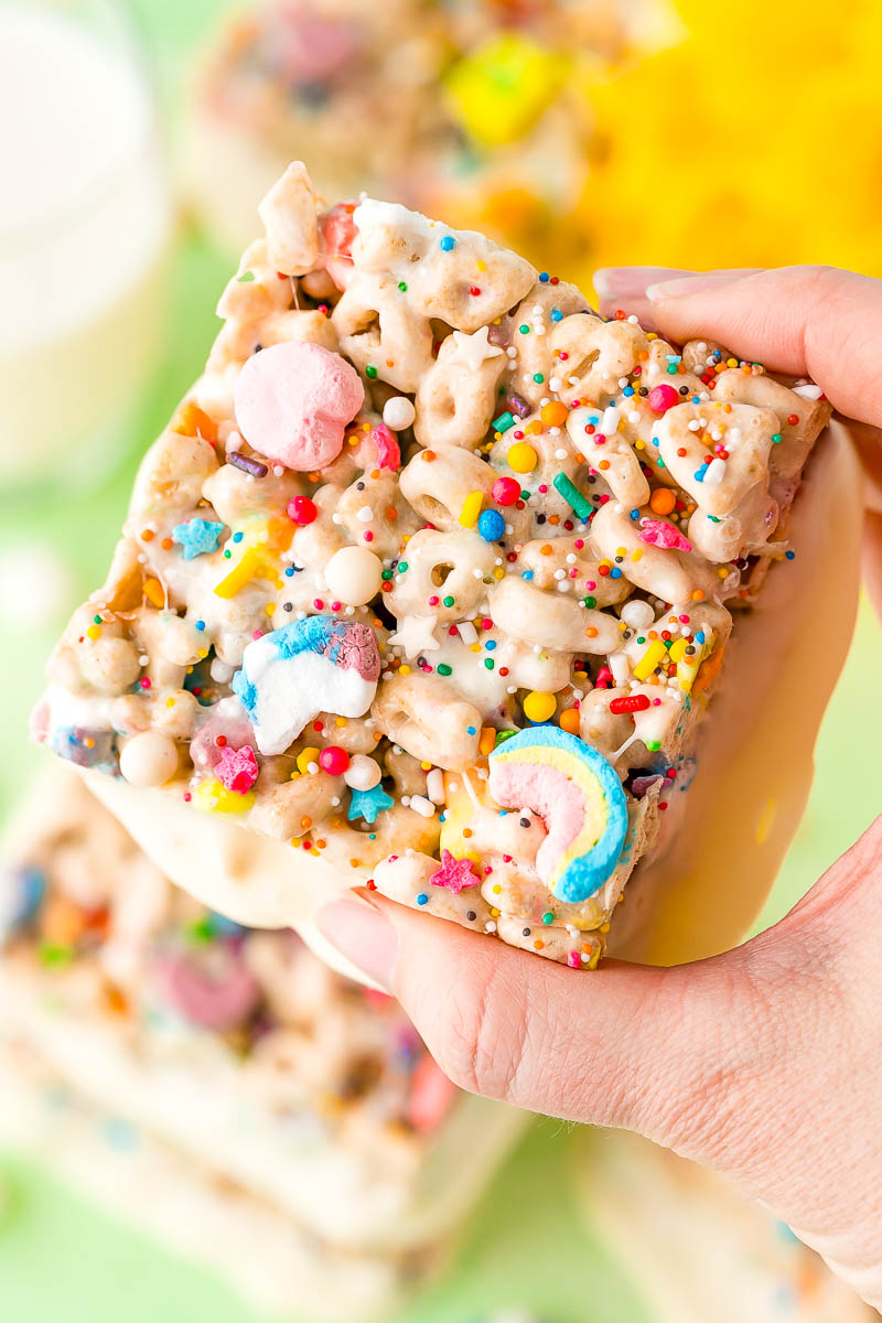 Lucky Charms Treats - Just 3 Ingredients!