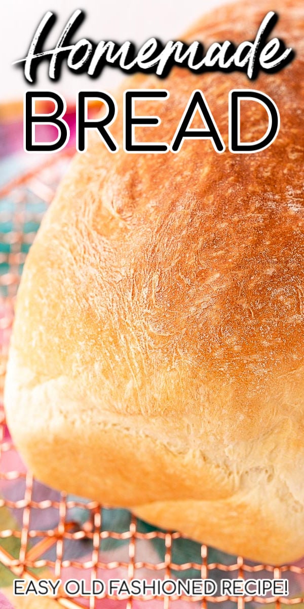 If you're looking for an easy Homemade Bread Recipe with step-by-step instructions, photos, and tips, this is it! The result is fluffy, tender, and delicious white bread that can be used for sandwiches, French toast, and more! via @sugarandsoulco