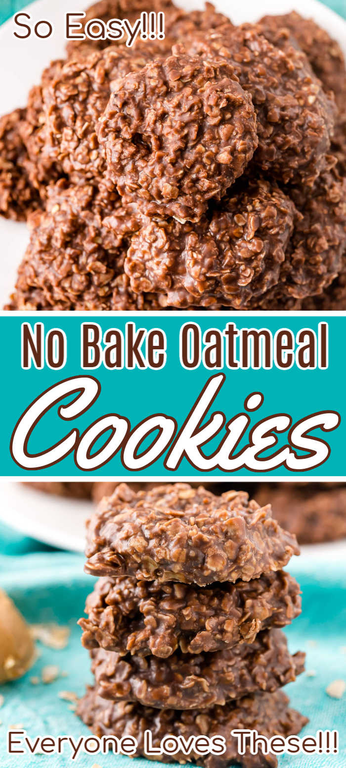 No Bake Cookies require no oven time at all! Made with just seven ingredients, these oat-based cookies contain everyone’s favorite combo: peanut butter and chocolate.  via @sugarandsoulco