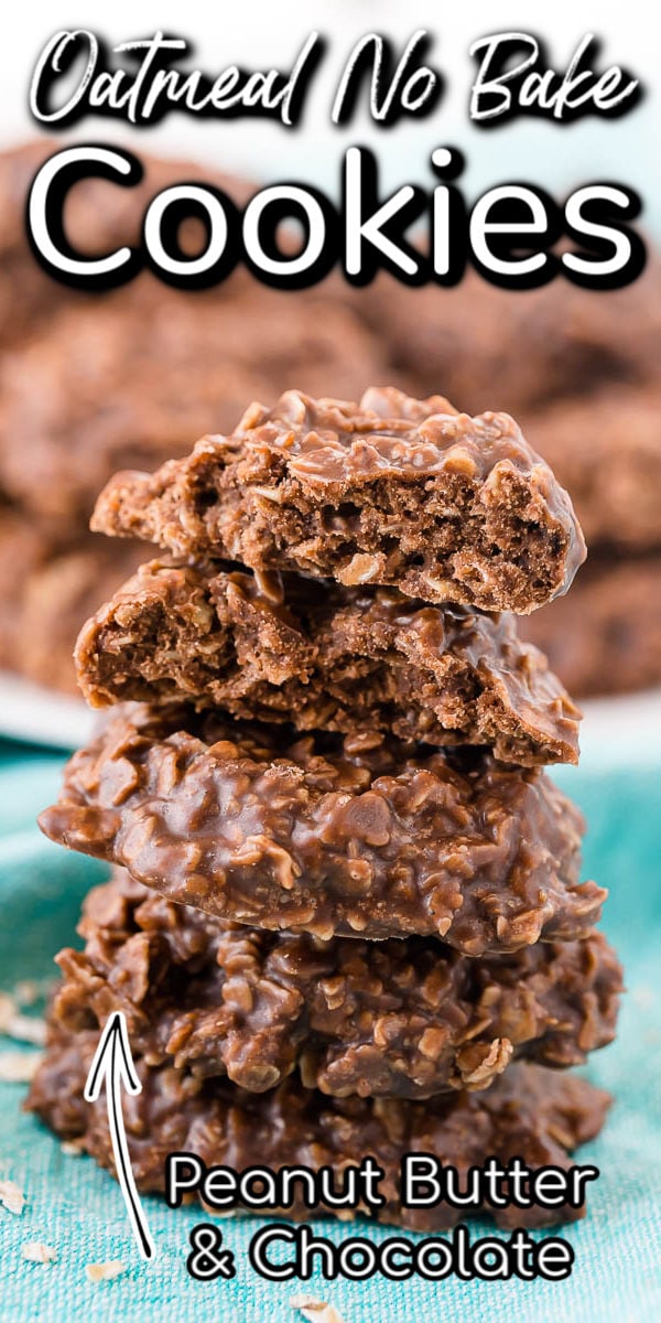 No Bake Cookies require no oven time at all! Made with just seven ingredients, these oat-based cookies contain everyone’s favorite combo: peanut butter and chocolate.  via @sugarandsoulco