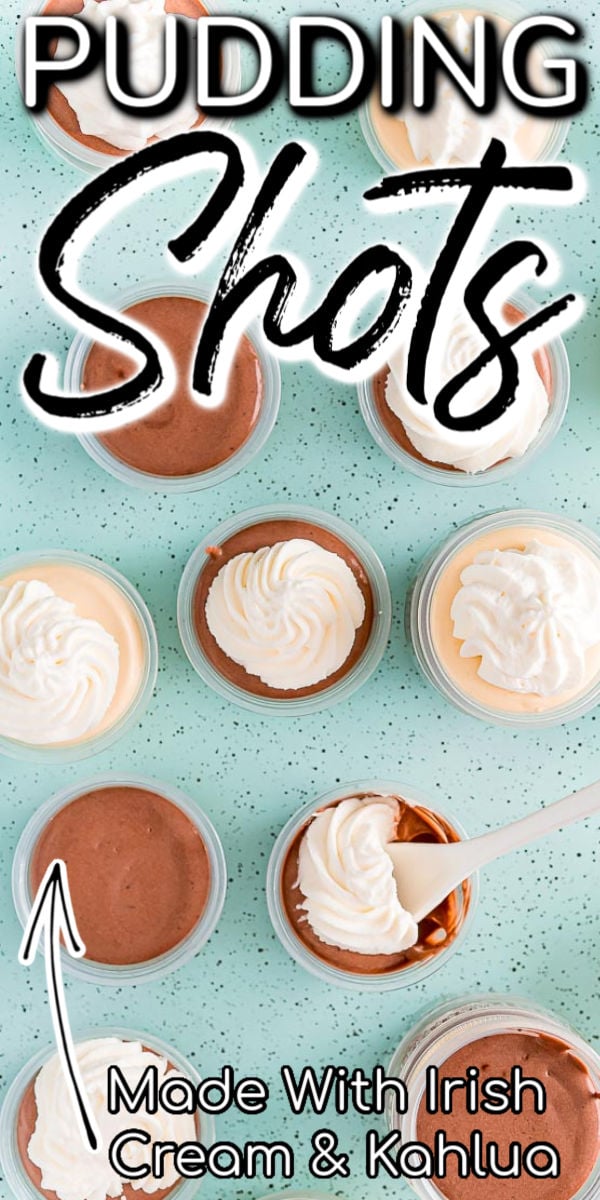 Pudding Shots are the drink/dessert combo you need for your next adult get-together! Requiring only 5 minutes of prep and 4 ingredients, you can make these with your choice of instant pudding and booze flavors.  via @sugarandsoulco