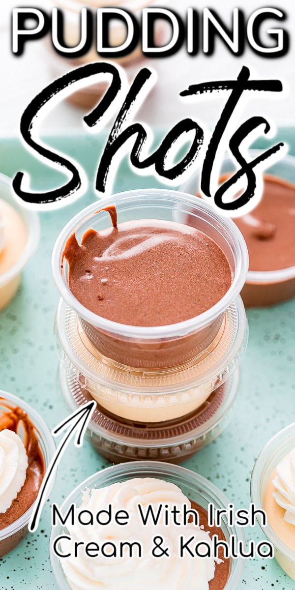Pudding Shots are the drink/dessert combo you need for your next adult get-together! Requiring only 5 minutes of prep and 4 ingredients, you can make these with your choice of instant pudding and booze flavors.  via @sugarandsoulco