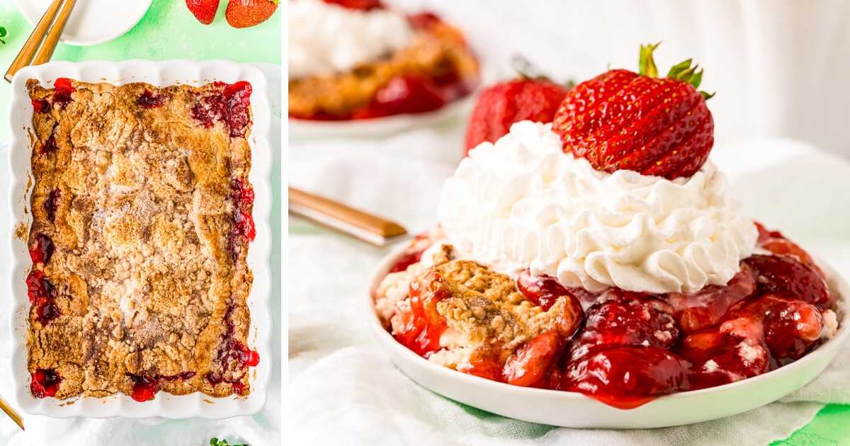 Strawberry Dump Cake Sugar and Soul