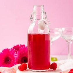 homemade raspberry simple syrup recipe 3