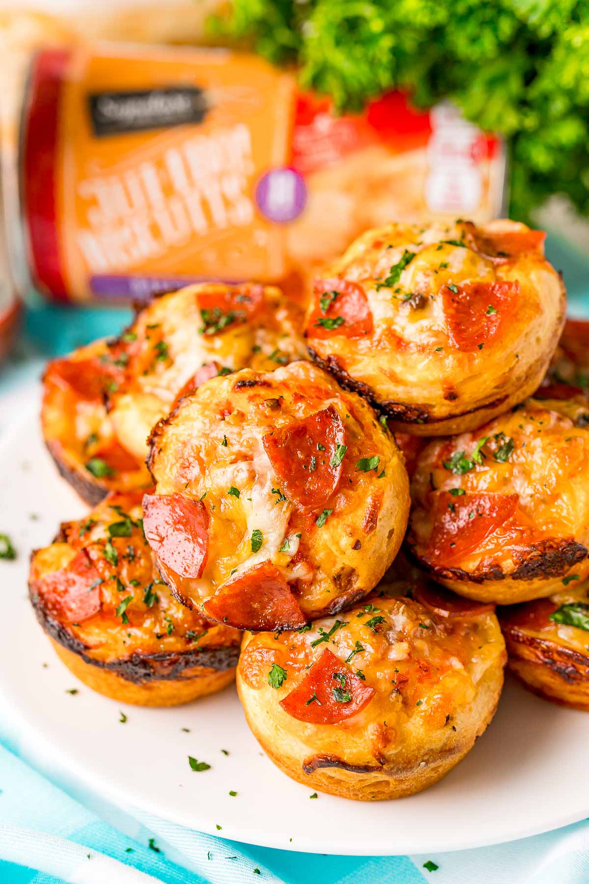 Easy 5-Ingredient Mini Pizzas - Easy 5 Ingredient Recipe - Sugar and Soul