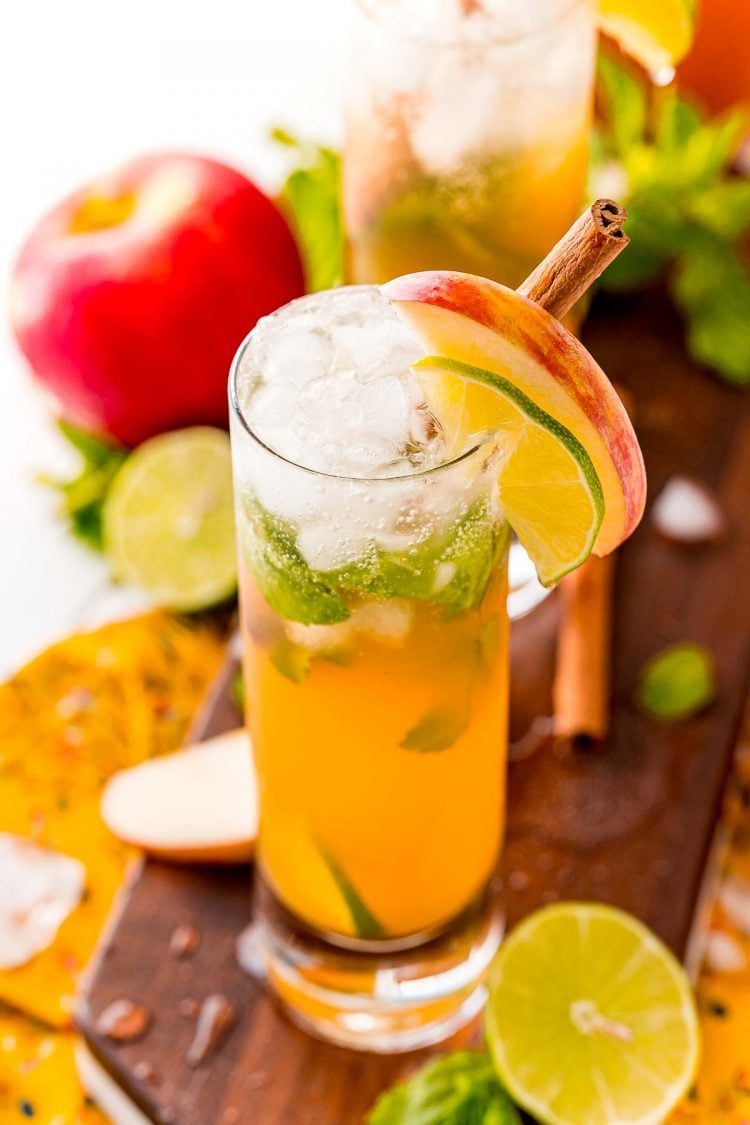 Apple Cider Mojito Cocktail