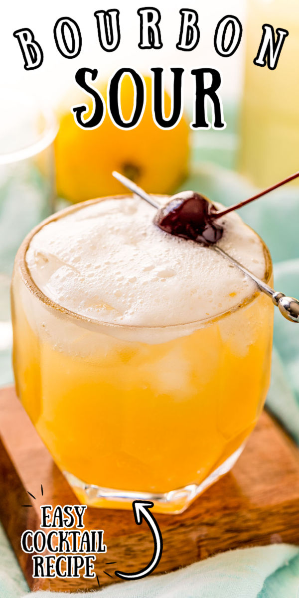 Bourbon Whiskey Sour Cocktail Recipe Sugar and Soul