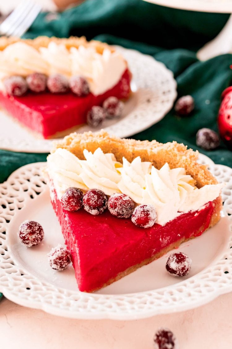 Cranberry Pie Recipe | Sugar and Soul