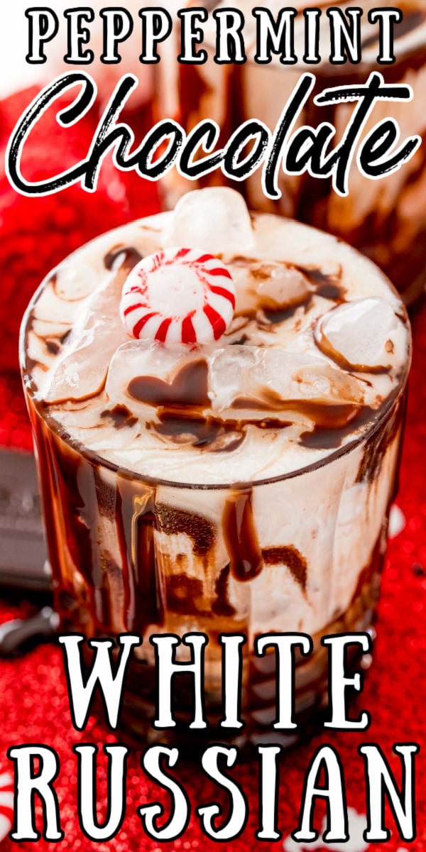 With a mixture of chocolate, cream, and liquor this Peppermint Chocolate White Russian is the perfect cocktail recipe to sip on during your next holiday gathering. Super easy to whip up and absolutely delicious. via @sugarandsoulco