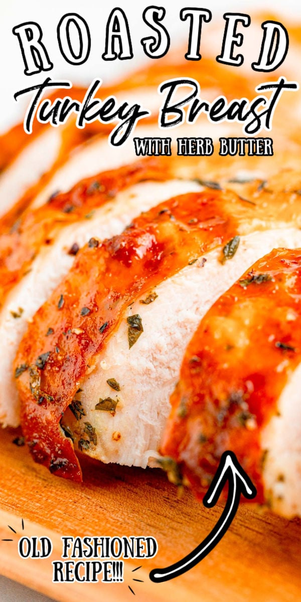 This Herb Roasted Turkey Breast recipe is your shortcut to a flavorful Thanksgiving turkey! The meat is coated with an herb-infused butter that takes only 5 minutes to prep.  via @sugarandsoulco