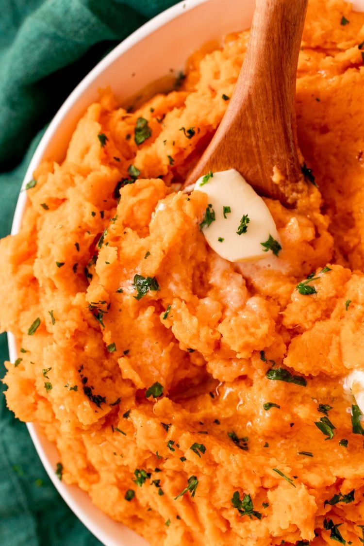 Savory Mashed Sweet Potatoes Recipe | Sugar and Soul