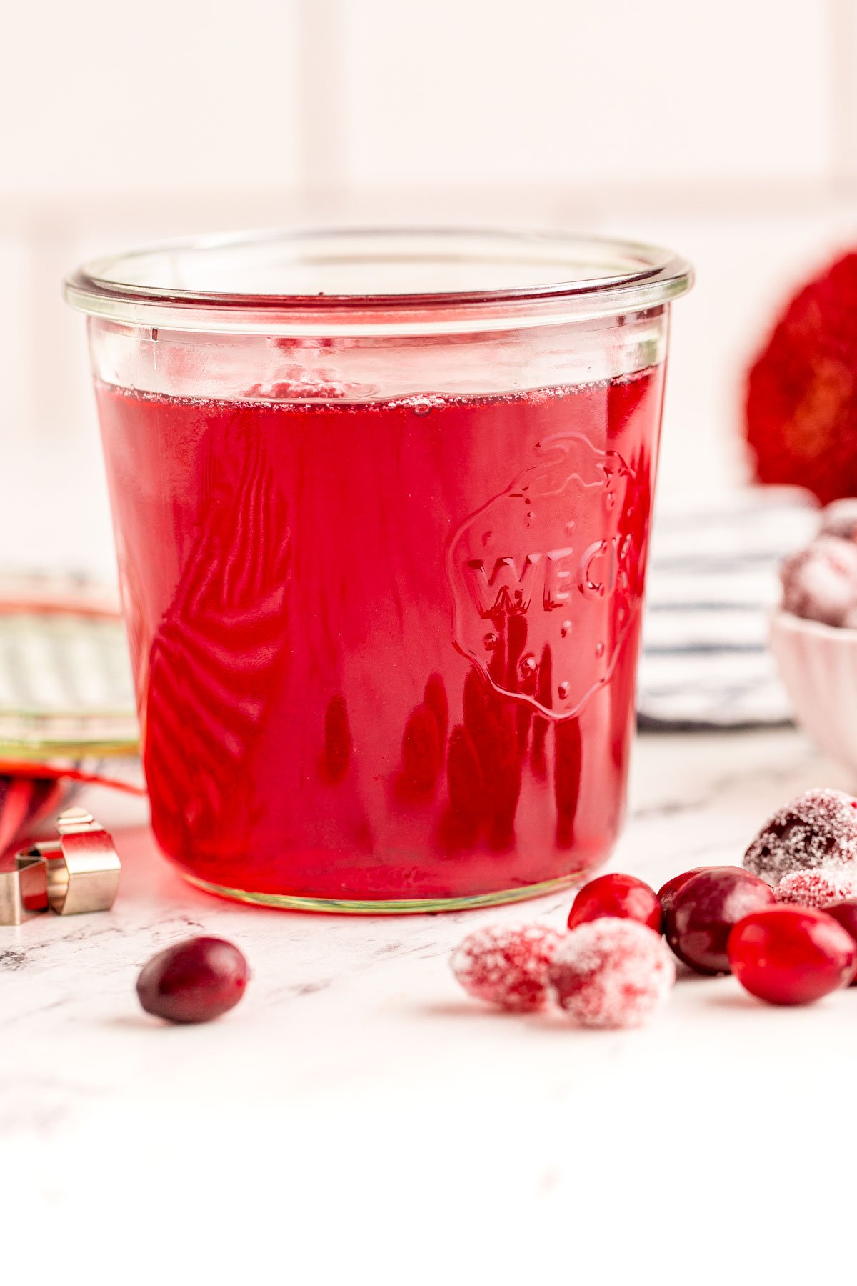 Cranberry Simple Syrup Sugar and Soul