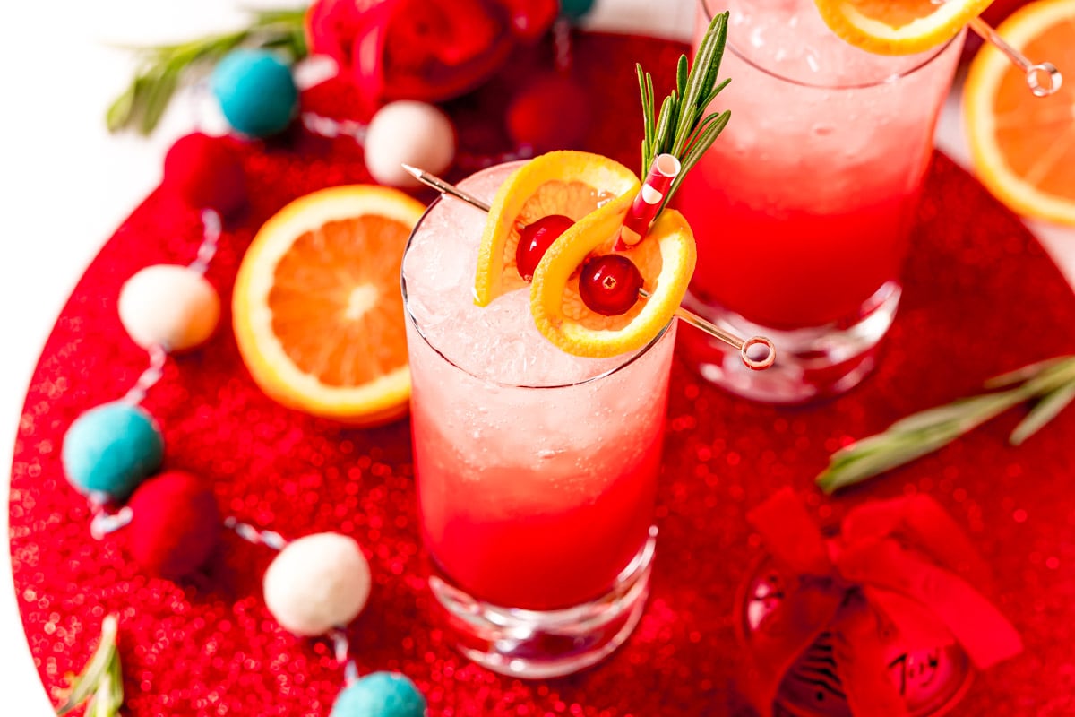 Sparkling Holiday Punch (Non-alcoholic) Recipe - Sugar and Soul