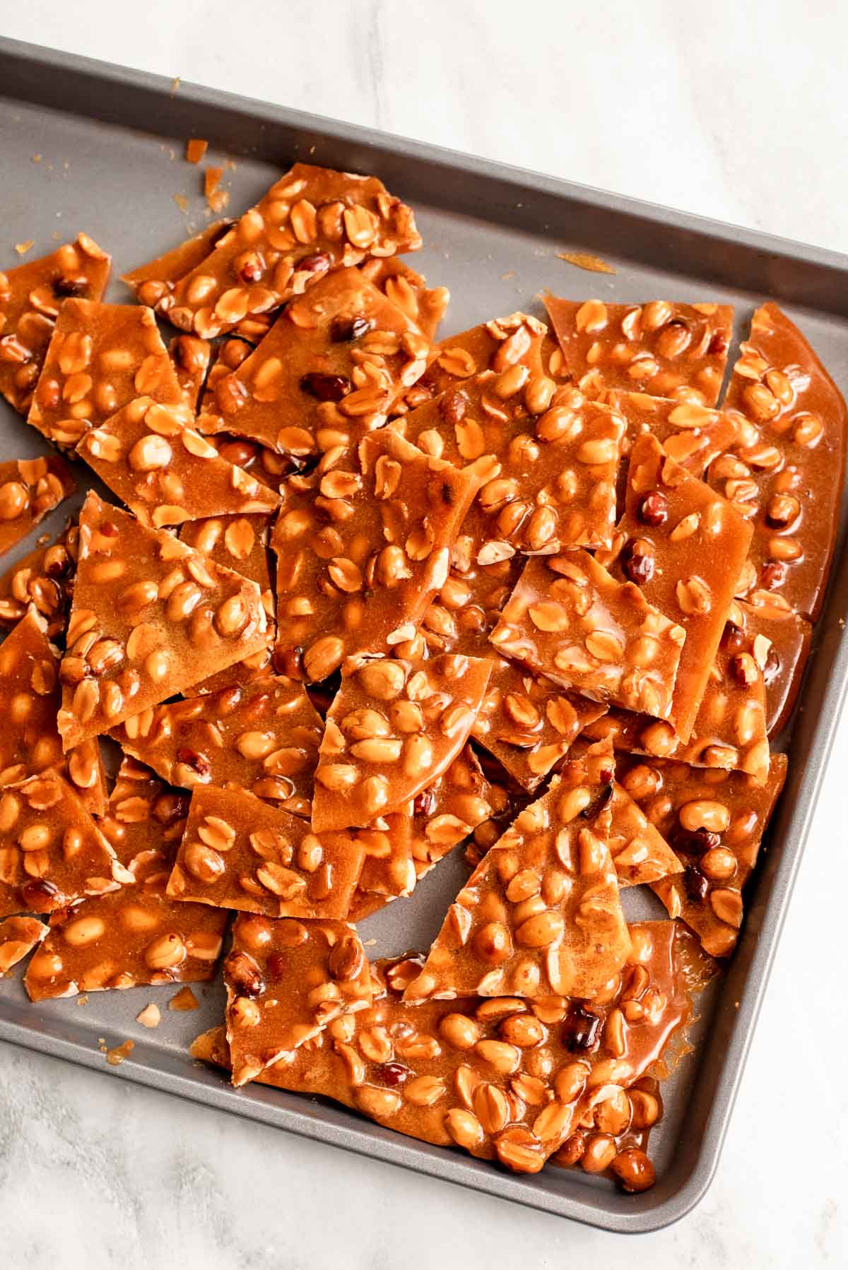 Old Fashioned Peanut Brittle Recipe - Sugar and Soul