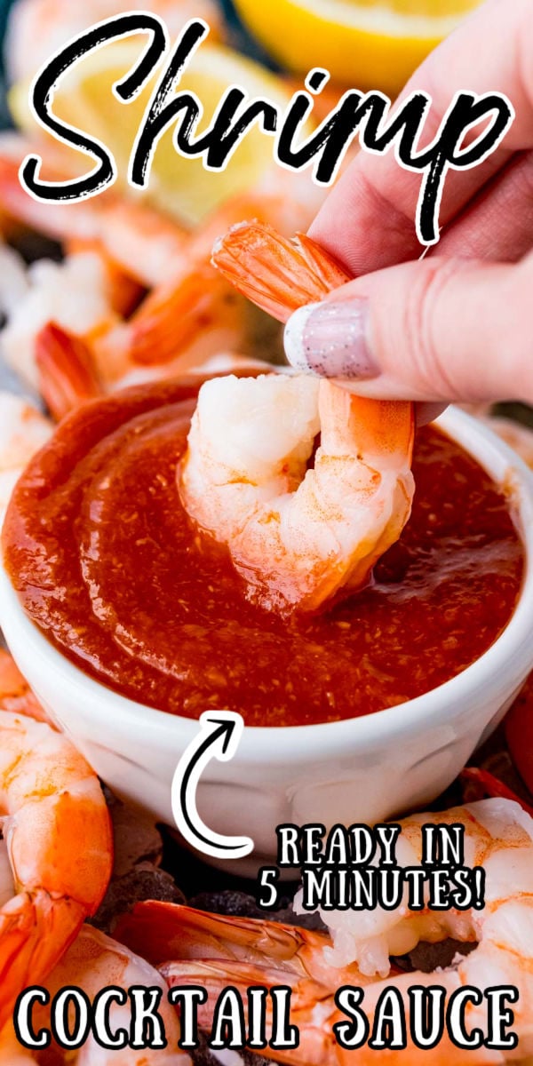 Shrimp Cocktail is the appetizer everyone looks forward to! This Homemade Cocktail Sauce packs a punch of flavor using ingredients like ketchup, horseradish, fresh lemon juice, and tabasco sauce to take your Shrimp Cocktail to a restaurant-worthy level!  via @sugarandsoulco