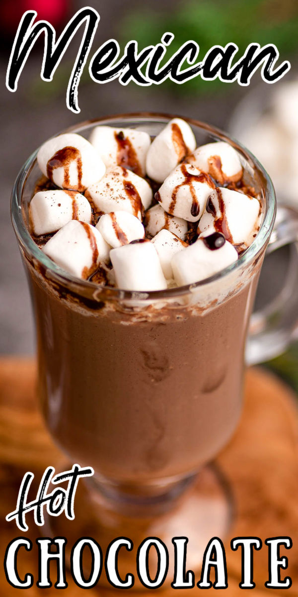 Mexican Hot chocolate is a rich, thick chocolaty mug of pure bliss that uses chili powder to bring another level of heat!  via @sugarandsoulco