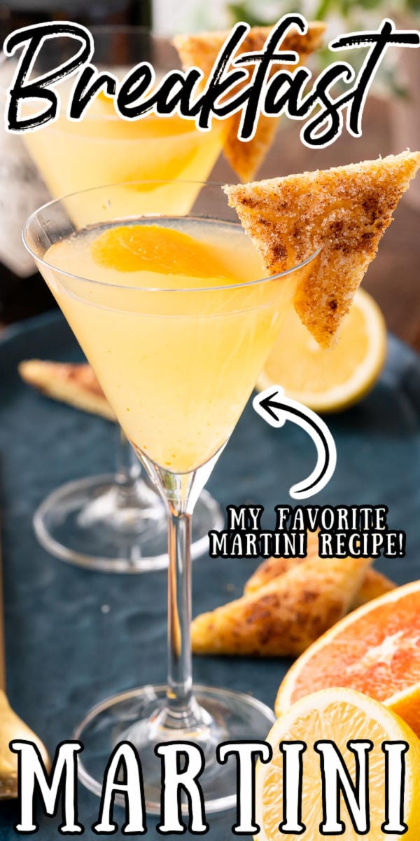 This Breakfast Martini is the perfect sipping cocktail that's sweet and citrusy while also being beautiful balanced and flavorful!  via @sugarandsoulco