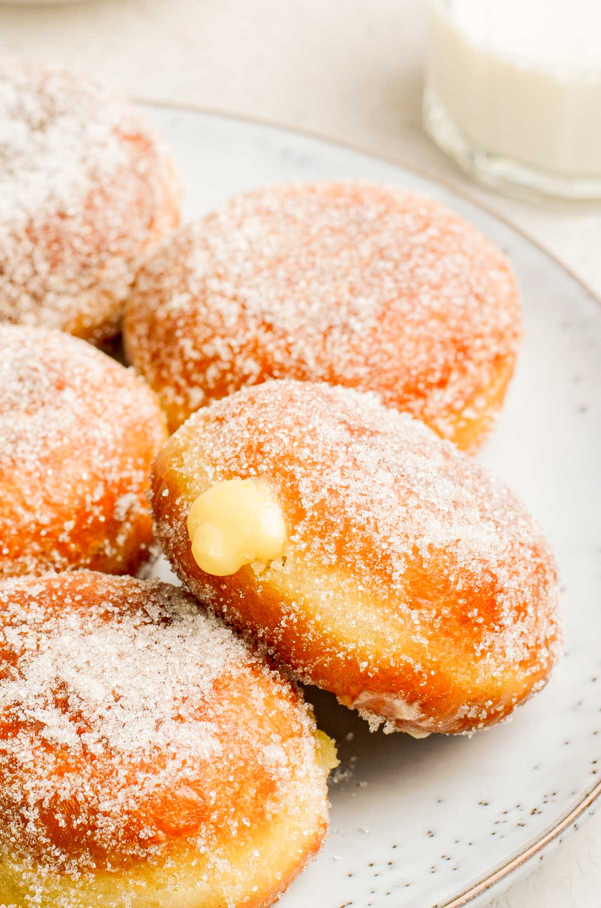 Brioche Donuts with Vanilla Cream Sugar and Soul