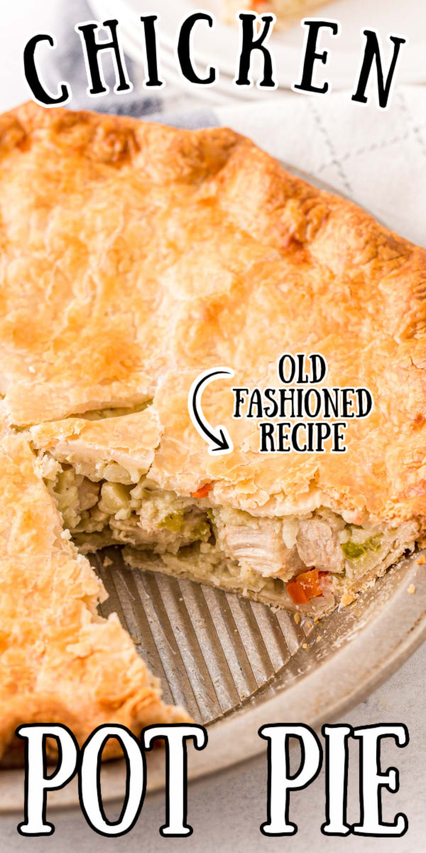 This Chicken Pot Pie is the ultimate comfort food dinner that’s overflowing with a warm, hearty filling of carrots, potato, onion, celery, frozen peas, and tender, juicy pieces of chicken breast!  via @sugarandsoulco