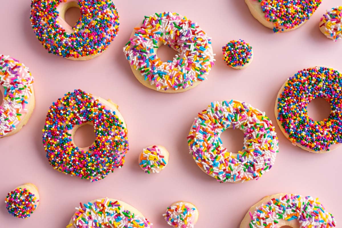 Old Fashioned Iced Donut Cookies Sugar and Soul